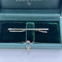 CO-T01-SI CODIS MAYA مشبك ربطة عنق رفيع فضي[مستلزمات رسمية] CODIS MAYA صور إضافية