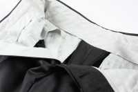GXPWS1 بدلة رمادية داكنة سادة مزدوجة الصدر من قماش DORMEUIL[منتجات الملابس] Yamamoto(EXCY) صور إضافية
