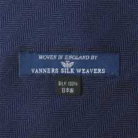 VAS-48 VANNERS ربطة عنق أسكوت حرير بنقشة عظم السمكة أزرق بحري[مستلزمات رسمية] Yamamoto(EXCY) صور إضافية