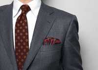 RKC-4883 EXCY FORMAL منديل جيب حريري مطبوع بنقشة كومون[مستلزمات رسمية] Yamamoto(EXCY) صور إضافية