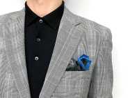 RKC-4883 EXCY FORMAL منديل جيب حريري مطبوع بنقشة كومون[مستلزمات رسمية] Yamamoto(EXCY) صور إضافية