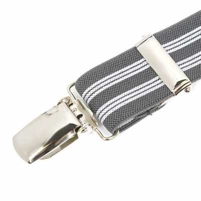 ATX-2529 حمالات Albert Thurston، بنقشة مخططة، مطاط مرن 25 مم (مطاط)[مستلزمات رسمية] ALBERT THURSTON صور إضافية