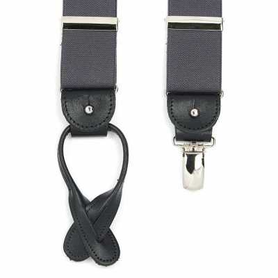 AT-DARKGREY ALBERT THURSTON حمالات رمادي داكن مطاطي (مطاط) 2in1[مستلزمات رسمية] ALBERT THURSTON صور إضافية