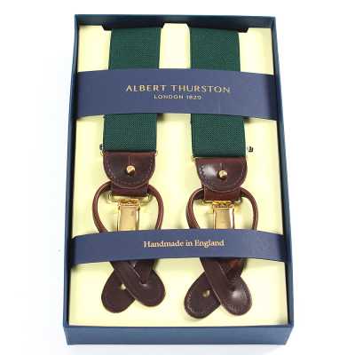 AT-GREEN-XL حمالات Albert Thurston الخضراء المرنة مقاس XL