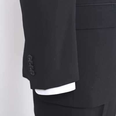 EFW-BKS بدلة سوداء من قماش Cerruti الإيطالي، ملابس شبه رسمية[منتجات الملابس] Yamamoto(EXCY) صور إضافية