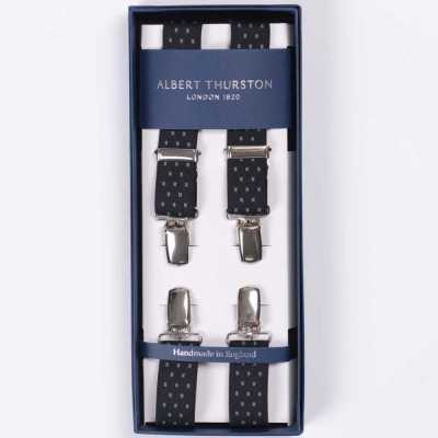 ATX-2447 Albert Thurston حمالات X-Back بتثبيت بمشبك رباعي النقاط 25 مم مطاطي (Rubber)