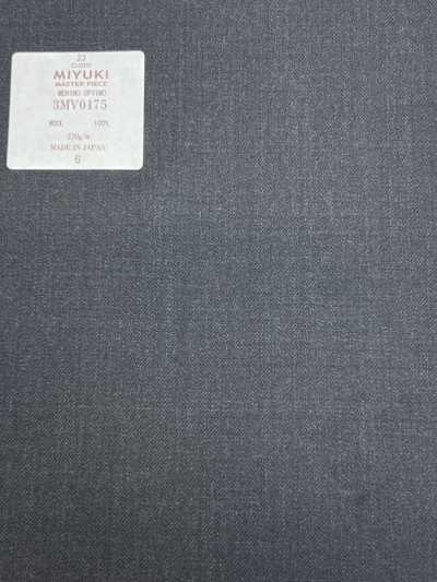 3MV0175 MIYUKI Standard Collection ETERNALS MERINO OPTIMO صوف 100% رمادي فحمي سادة