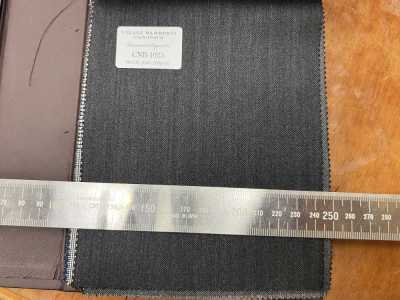 CNB1025 CANONICO Standard Super110's PERENNIAL رمادي داكن بخطوط ظلية