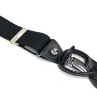 SR-BLACK SR-BLACK حمالات EXCY أسود سادة 2in1 35mm مطاطي[مستلزمات رسمية] Yamamoto(EXCY) صور إضافية