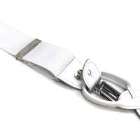 SR-WHITE SR-WHITE حمالات EXCY Braces أبيض سادة 2-in-1 مطاطي 35mm[مستلزمات رسمية] Yamamoto(EXCY) صور إضافية