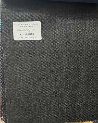 CNB1013 CANONICO Staple Super110's PERENNIAL رمادي داكن سادة
