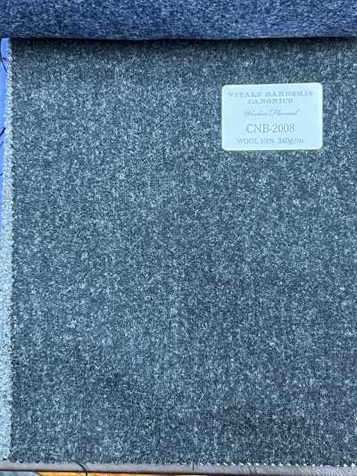 CNB2008 CANONICO فلانيل صوفي كلاسيكي رمادي داكن سادة