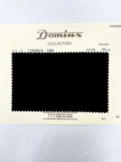 17699CA رسمي DOMINX مجموعة قياسية 100% كشمير مناسب لجميع المواسم أسود