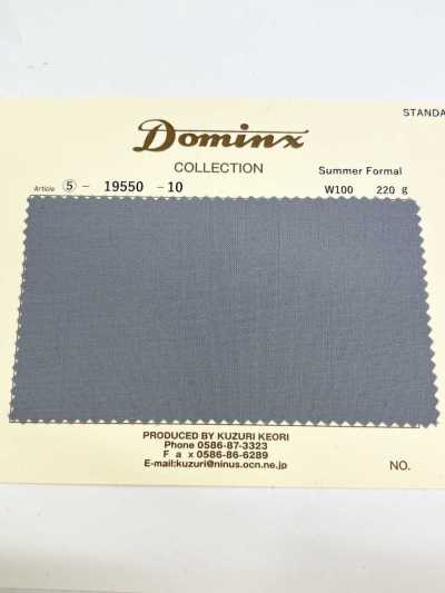 19550 DOMINX صوف فاخر رمادي رسمي صيفي من المجموعة القياسية