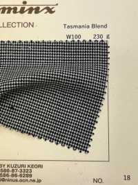21962 Tasmania مزيج صوف DOMINX مجموعة قياسية صوف فاخر بنقشة قدم الغراب[قماش] قماش كوزوري الصوفي (DOMINX) صور إضافية