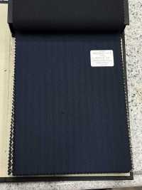 49456 LUSTRE قماش صوف وبوليستر مطاطي بنقشة دوبي، 3 تنويعات لونية بخطوط ظل Kunishima Co., Ltd. صور إضافية