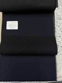 49456 LUSTRE قماش صوف وبوليستر مطاطي بنقشة دوبي، 3 تنويعات لونية بخطوط ظل Kunishima Co., Ltd. صور إضافية