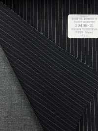 39408 FANCY WORSTED صوف وبوليستر مقاوم للتجعد بنقشة رأس الدبوس[قماش] Kunishima Co., Ltd. صور إضافية