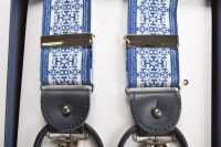 AT-2686/6 ALBERT THURSTON حمالات البنطال، أسلوب كوبنهاغن الأزرق، أزرق كحلي، مطاطي، 35mm[مستلزمات رسمية] ALBERT THURSTON صور إضافية