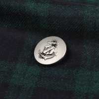 10A-S أزرار معدنية للبدلات والسترات، فضي Kogure Button Mfg. Co., Ltd. صور إضافية