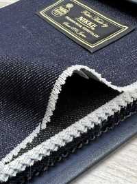 896S4311-38 NIKKE WOOL DENIM أزرق كحلي سادة S140s[قماش] NIKKE صور إضافية