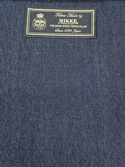 896S4311-38 NIKKE WOOL DENIM أزرق كحلي سادة S140s