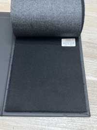 49576-19 26AW HERDREX [Grace Flannel] Grace Flannel أسود سادة[قماش] Kunishima Co., Ltd. صور إضافية
