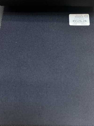 49576-28 26AW HERDREX [Grace Flannel] Grace Flannel أزرق بحري سادة