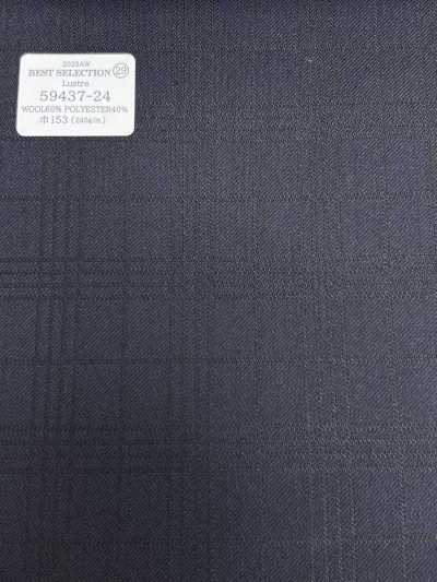 59437-24 26AW BEST SELECTION [Lustre] Lustre كحلي أزرق بنقشة مربعات ظل