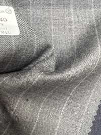 09402-40 26AW أفضل تشكيلة [davaumi] Davaumi رمادي فاتح بخطوط شبيهة بالطباشير[قماش] Kunishima Co., Ltd. صور إضافية