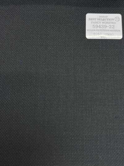 59439-22 26AW BEST SELECTION [FANCY WORSTED] نمط نسج كاروه كحلي داكن
