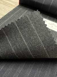 4ML3960 25AW THE CITY مخطط رمادي فحمي[قماش] Miyuki Woolen Mills صور إضافية