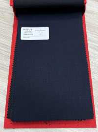 5MK0090 MIYUKI EVER WOOL سادة أزرق كحلي[قماش] Miyuki Woolen Mills صور إضافية
