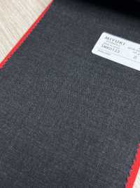 5MK0123 MIYUKI EVER WOOL سادة رمادي فحمي[قماش] Miyuki Woolen Mills صور إضافية