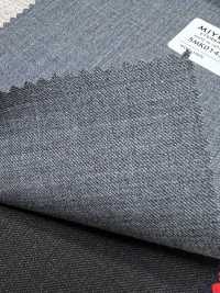5MK0145 MIYUKI EVER WOOL سادة رمادي فاتح[قماش] Miyuki Woolen Mills صور إضافية