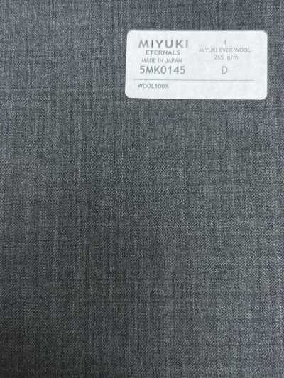 5MK0145 MIYUKI EVER WOOL سادة رمادي فاتح