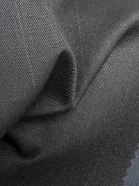 5MK0160 MIYUKI EVER WOOL مخطط أزرق كحلي داكن[قماش] Miyuki Woolen Mills صور إضافية
