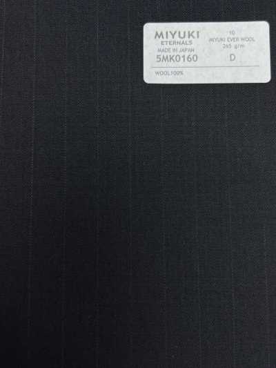 5MK0160 MIYUKI EVER WOOL مخطط أزرق كحلي داكن