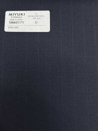 5MK0171 MIYUKI EVER WOOL كحلي مخطط