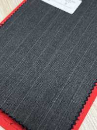 5MK0193 MIYUKI EVER WOOL مخطط رمادي[قماش] Miyuki Woolen Mills صور إضافية