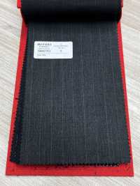 5MK0193 MIYUKI EVER WOOL مخطط رمادي[قماش] Miyuki Woolen Mills صور إضافية