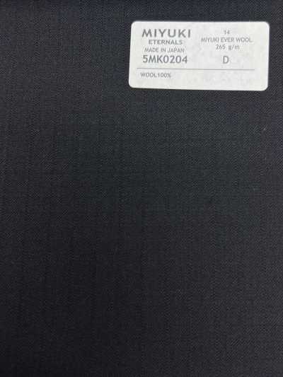 5MK0204 MIYUKI EVER WOOL خط مخطط ظل أزرق كحلي داكن