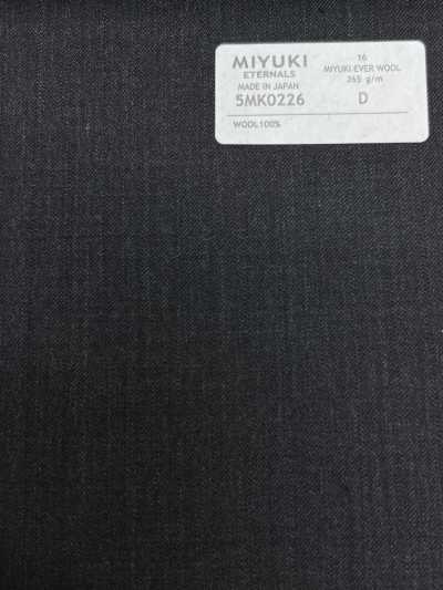 5MK0226 MIYUKI EVER WOOL مخطط ظل رمادي فحمي