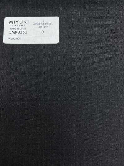 5MK0252 MIYUKI EVER WOOL مربعات نافذة ظلية رمادي فحمي