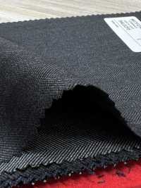5ML0295 MIYUKI EVER WOOL نسيج متعرج رمادي فحمي[قماش] Miyuki Woolen Mills صور إضافية