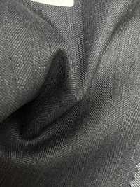 5ML0295 MIYUKI EVER WOOL نسيج متعرج رمادي فحمي[قماش] Miyuki Woolen Mills صور إضافية