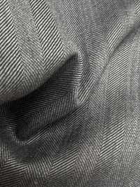5ML0306 MIYUKI EVER WOOL بنقشة عظم السمكة رمادي[قماش] Miyuki Woolen Mills صور إضافية