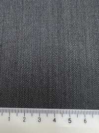 5ML0306 MIYUKI EVER WOOL بنقشة عظم السمكة رمادي[قماش] Miyuki Woolen Mills صور إضافية