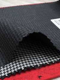 5ML0402 MIYUKI EVER WOOL نقشة قدم الدجاجة رمادي فحمي[قماش] Miyuki Woolen Mills صور إضافية