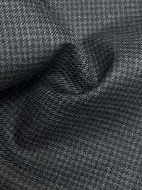 5ML0402 MIYUKI EVER WOOL نقشة قدم الدجاجة رمادي فحمي[قماش] Miyuki Woolen Mills صور إضافية